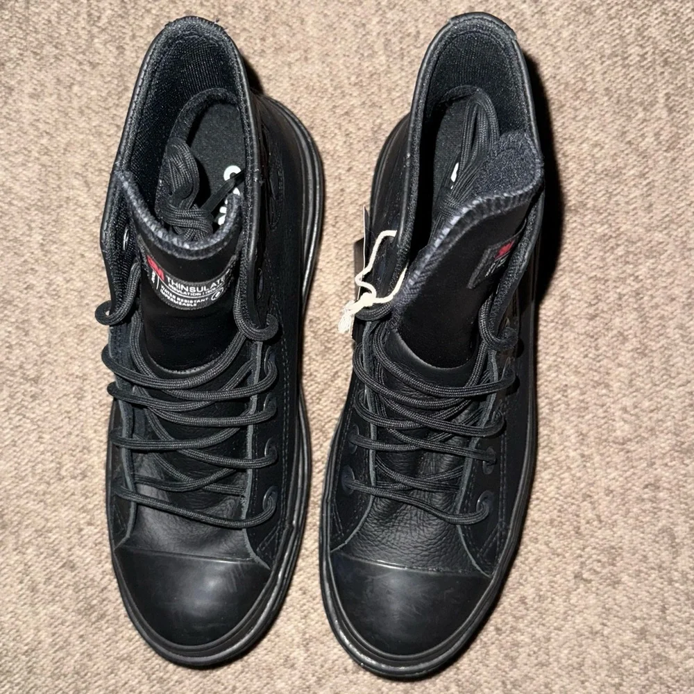 Converse Chuck Taylor All Star Lugged Heel Platform Waterproof Black size 5 NEW - Picture 4 of 5